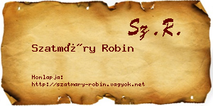 Szatmáry Robin névjegykártya